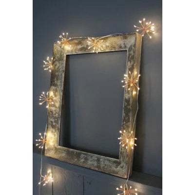 Starburst chain light - Battery Silver-Top 30 Christmas-Little Fish Co.