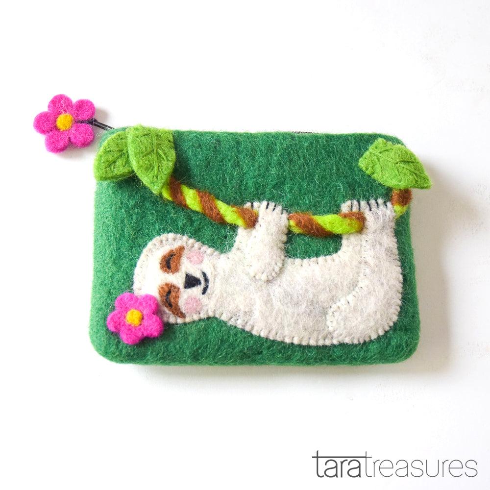 Purse - Happy Sloth-Fun-Little Fish Co.