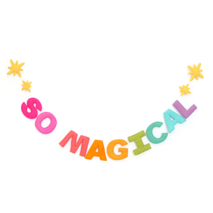 SO Magical felt garland-Top 30 Halloween-Little Fish Co.