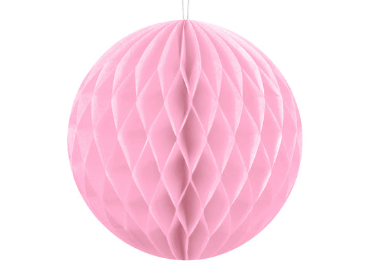 Honeycomb Paper ball light pink (10cm-Little Fish Co.