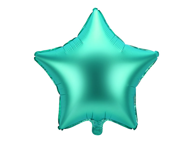 Foil Green Star Balloon - 48cm-Little Fish Co.