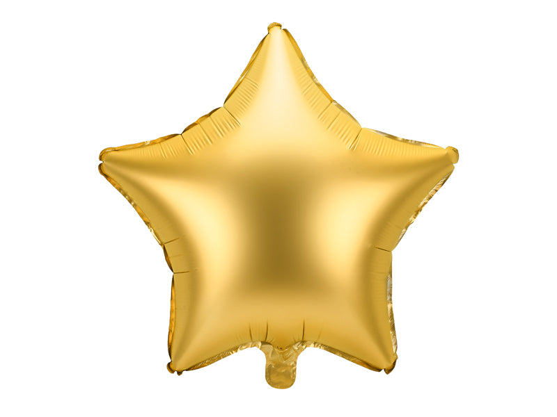 Foil Gold Star Balloon - 48cm-Little Fish Co.