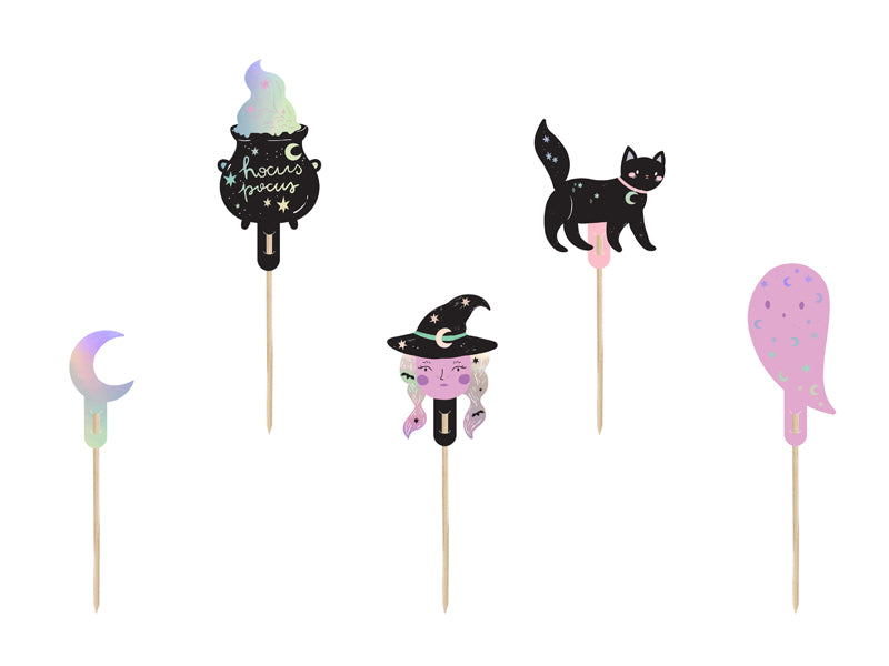 Halloween cupcake toppers-Little Fish Co.
