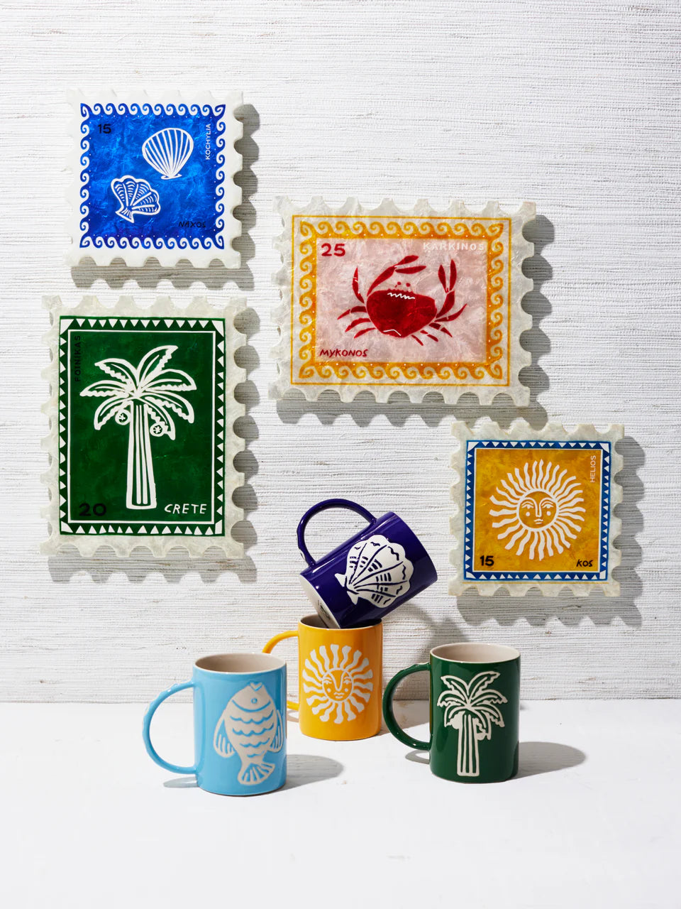 Sunroom Palm Stamp tile-Top 30 Art-Little Fish Co.