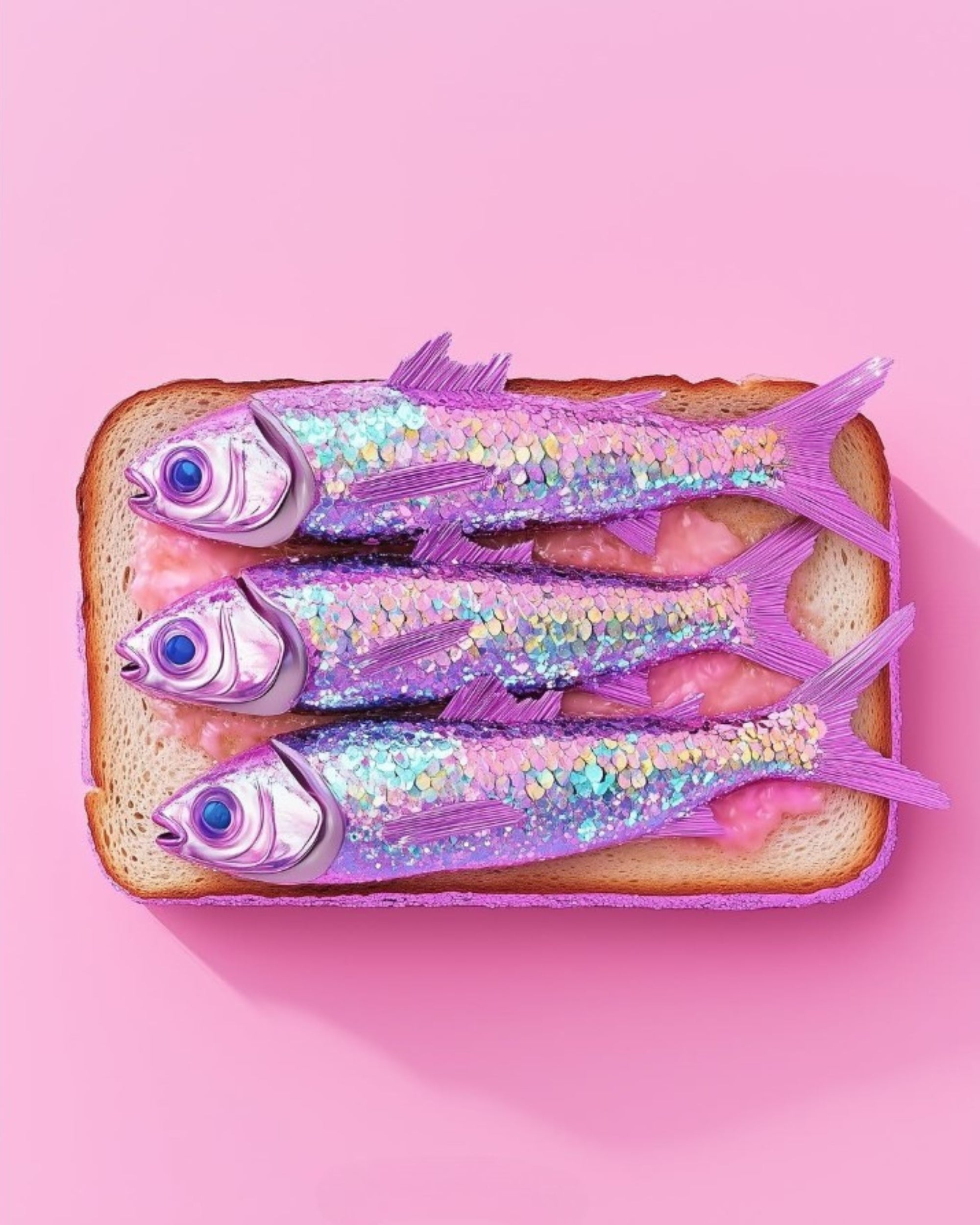 Sardines on toast print-Top 30 Art-Little Fish Co.