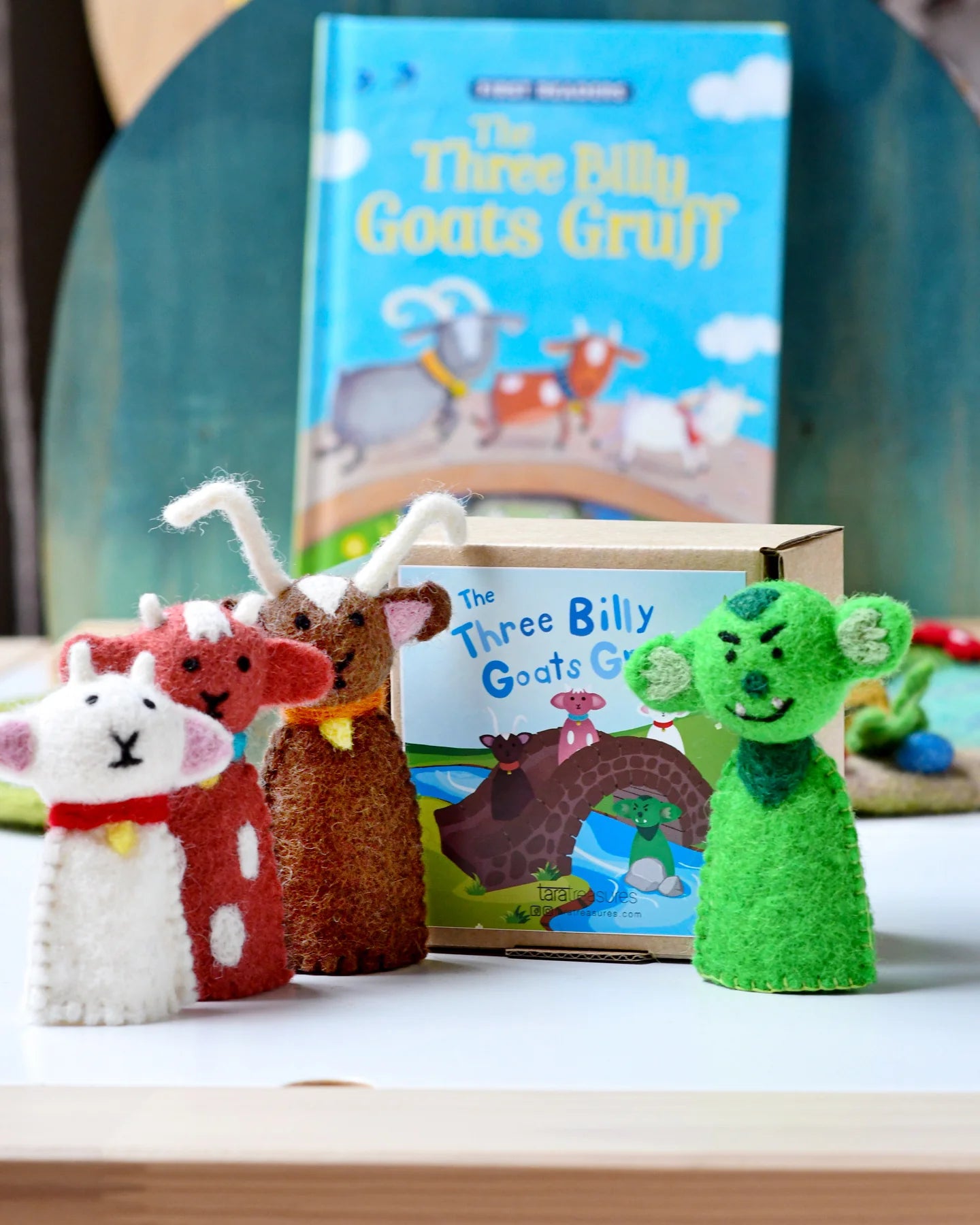 Three Billy Goats Gruff - Finger puppets-Fun-Little Fish Co.
