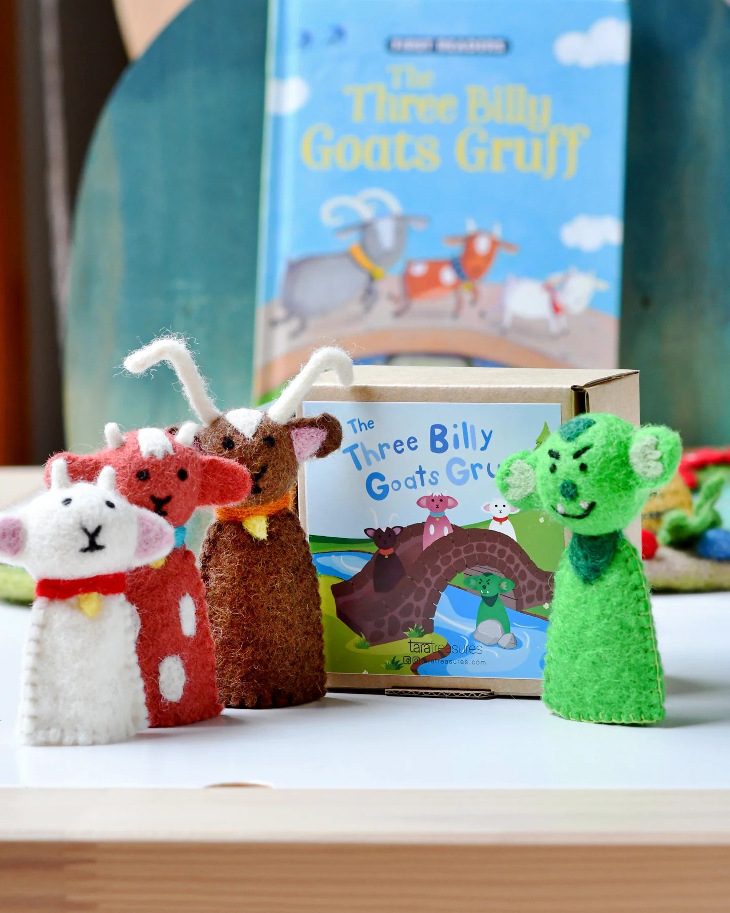 Three Billy Goats Gruff - Finger puppets-Fun-Little Fish Co.