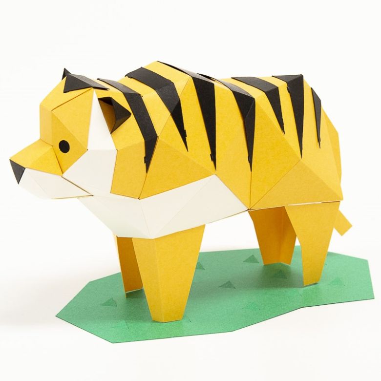 Tiny Paper Animals Tiger-Little Fish Co.