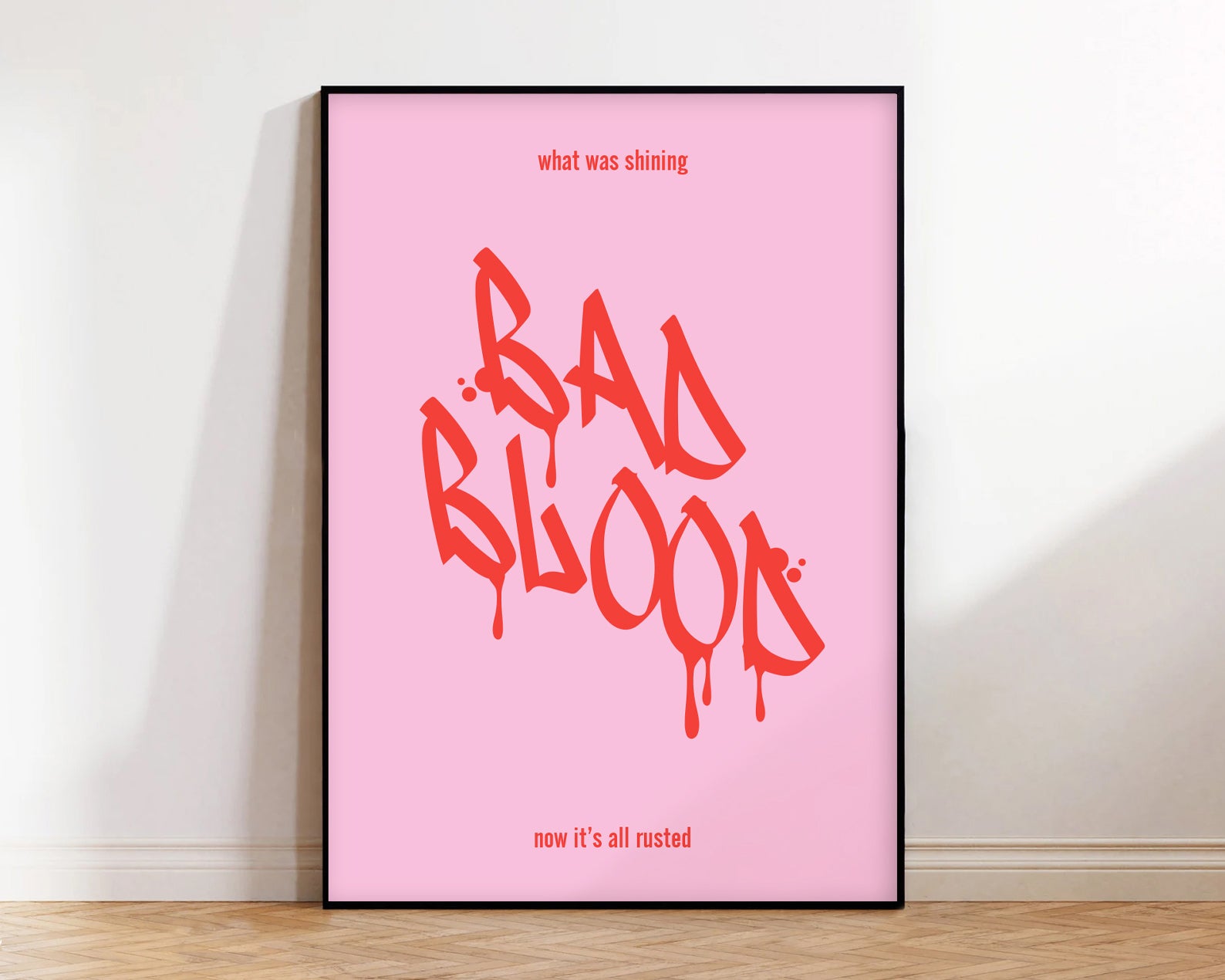 : limited edition Taylor print Bad Blood-Little Fish Co.