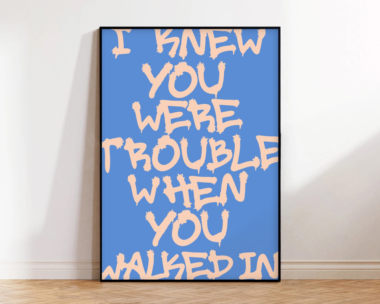 limited edition Taylor print Trouble-Little Fish Co.
