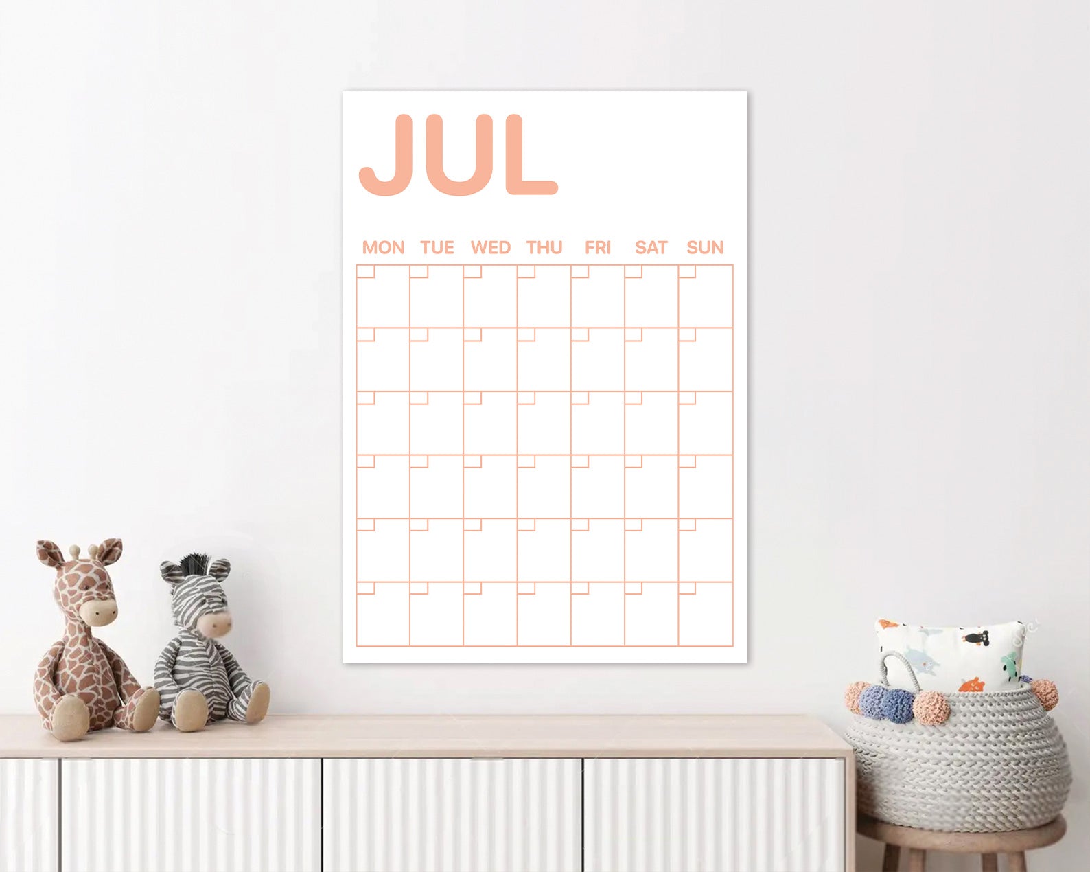 Wall Calendar - White - A3-Top 30 Decor-Little Fish Co.