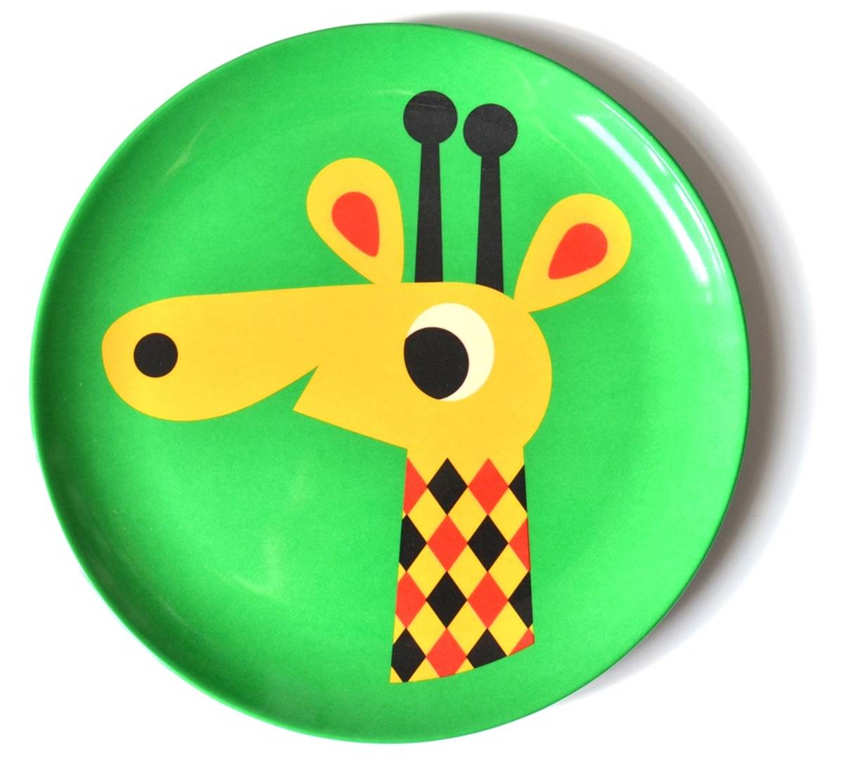 Giraffe Melamine Plate-Fun-Little Fish Co.