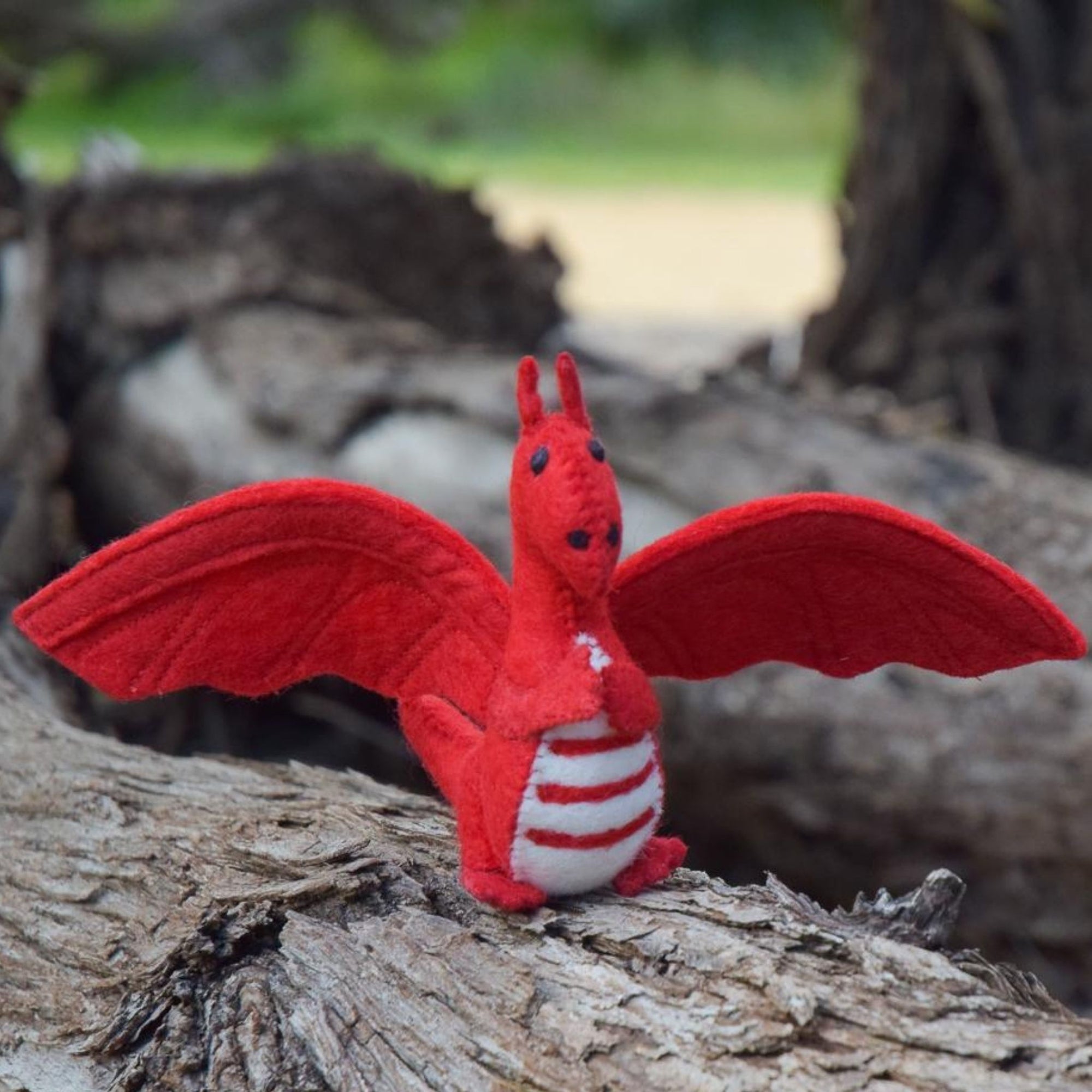 Red Dragon Felt Toy-Fun-Little Fish Co.