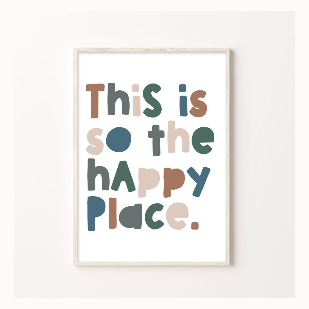 This place Print in Neutral-Art-Little Fish Co.