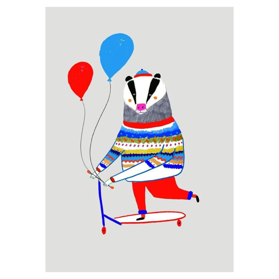 Birthday Panda A3-Fun-Little Fish Co.