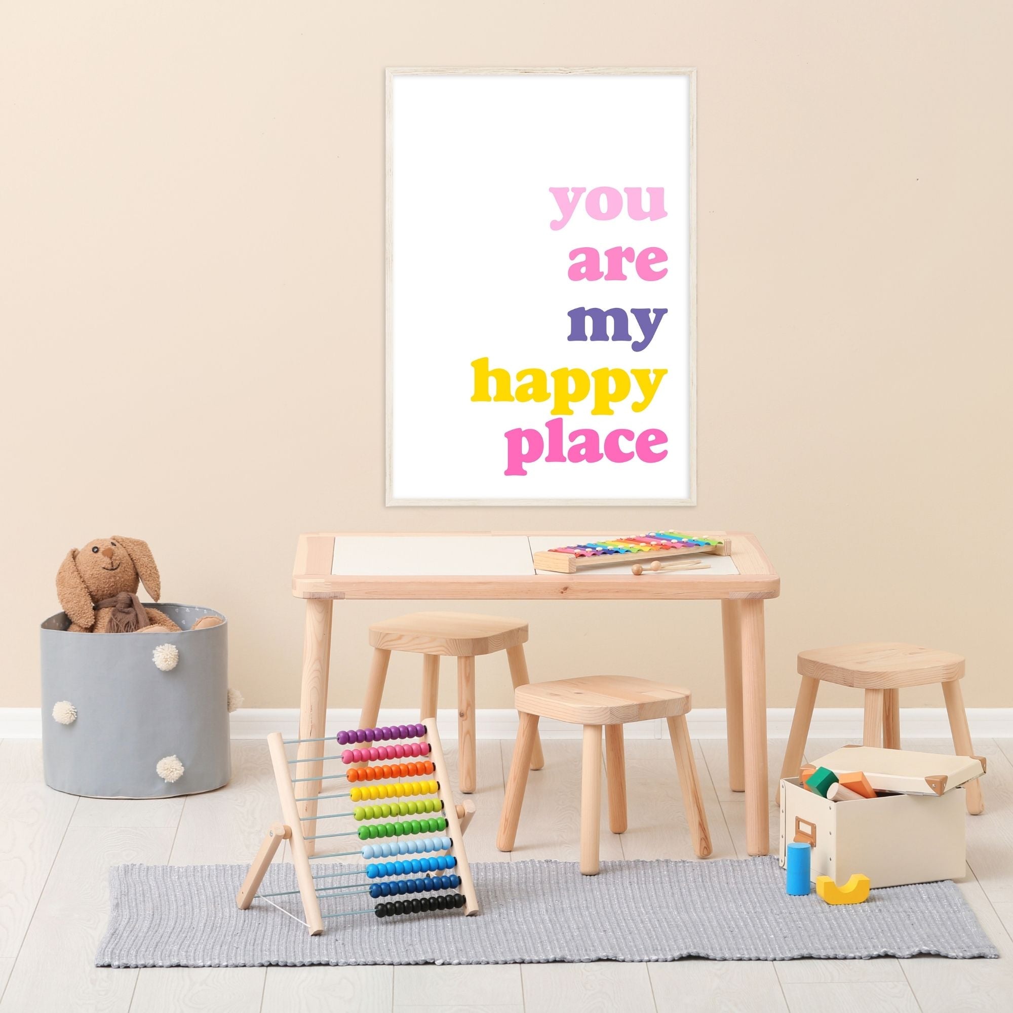 You Are My Happy Place Colour Print-Art-Little Fish Co.