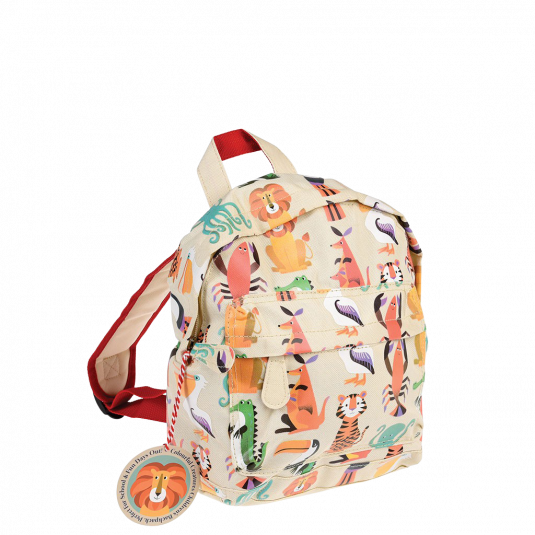 Rex Colourful creatures mini backpack-Little Fish Co.