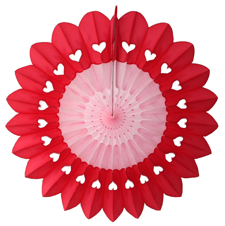 Heart Fan-burst Red / Pink 27 inch-Fun-Little Fish Co.