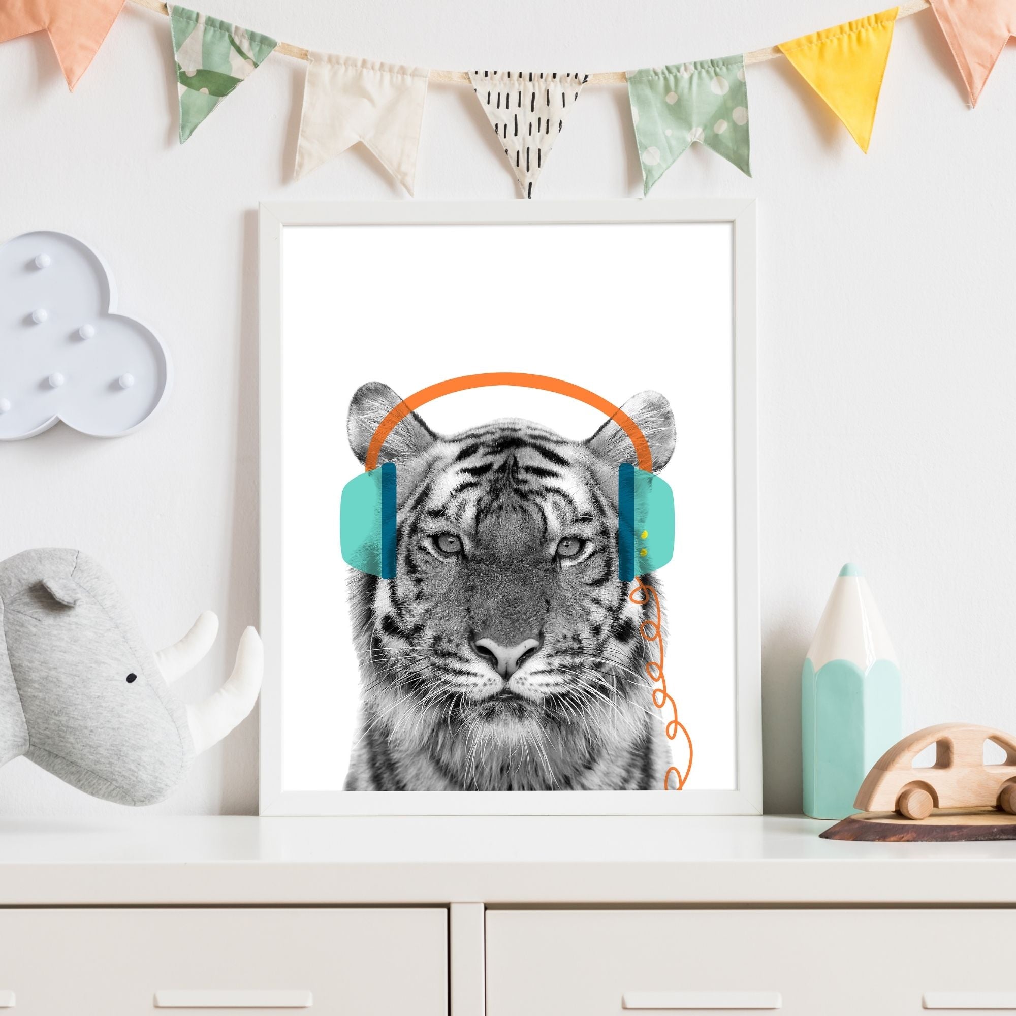 Tiger Beats Print-Art-Little Fish Co.
