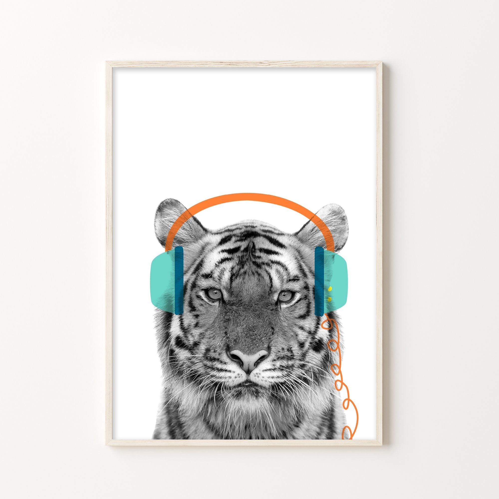 Tiger Beats Print-Art-Little Fish Co.
