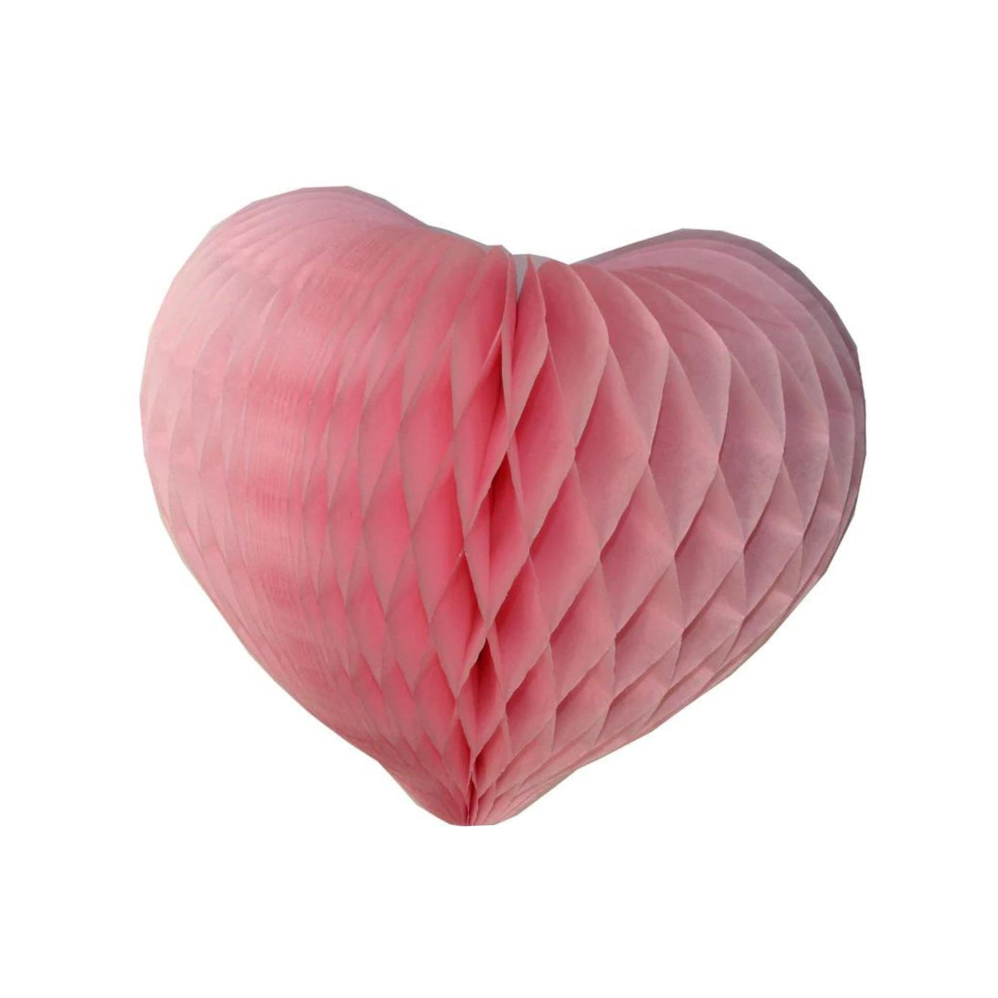 Large Honeycomb heart decoration 12 Inch - Light Pink-Fun-Little Fish Co.