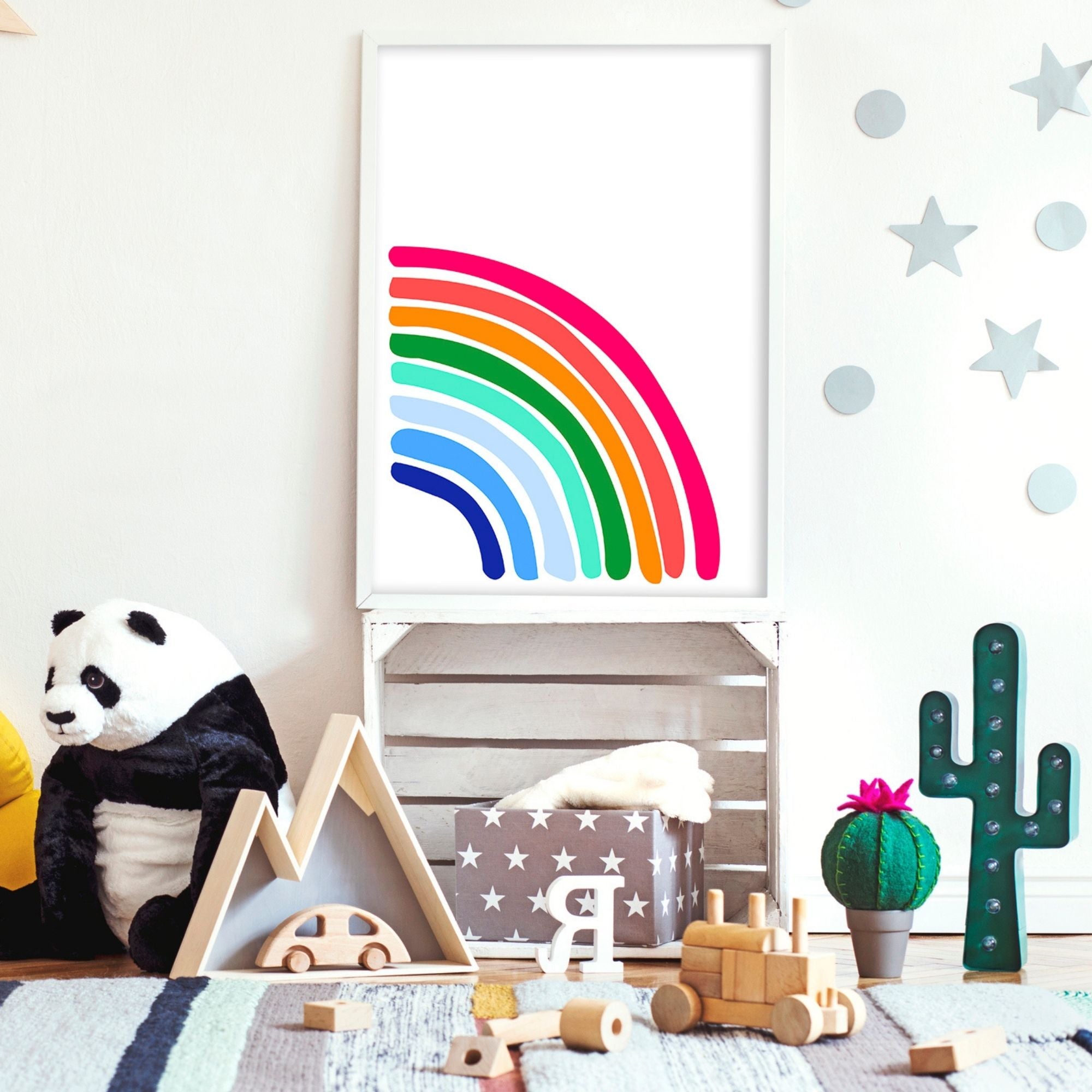 Half Rainbow Print-Art-Little Fish Co.