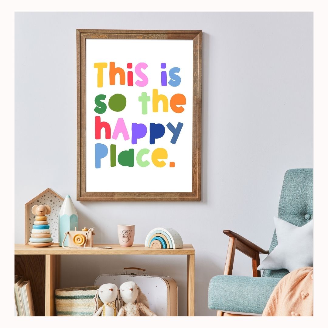 This Place Print in Rainbow-Art-Little Fish Co.