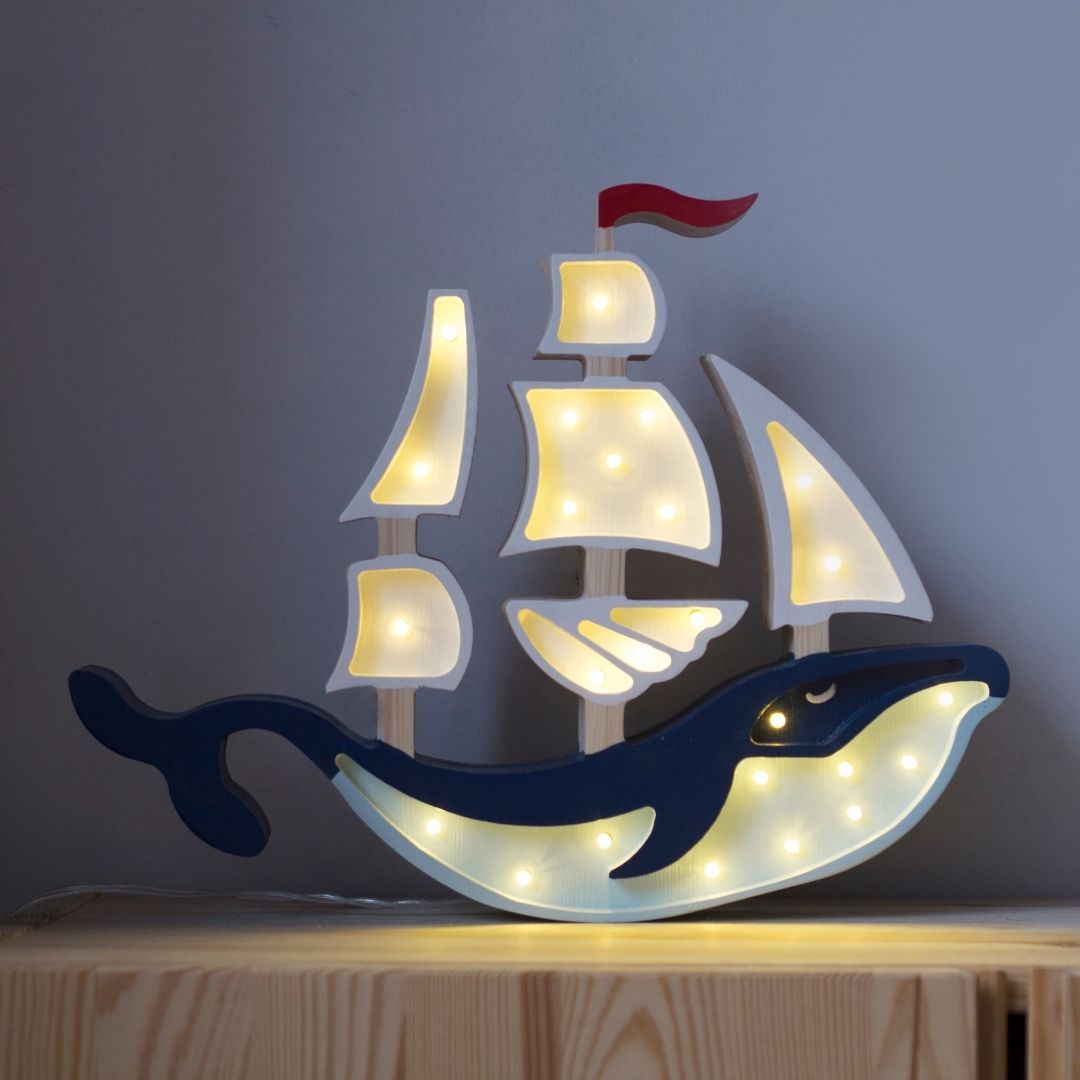 Ship Light in Navy-Decor-Little Fish Co.