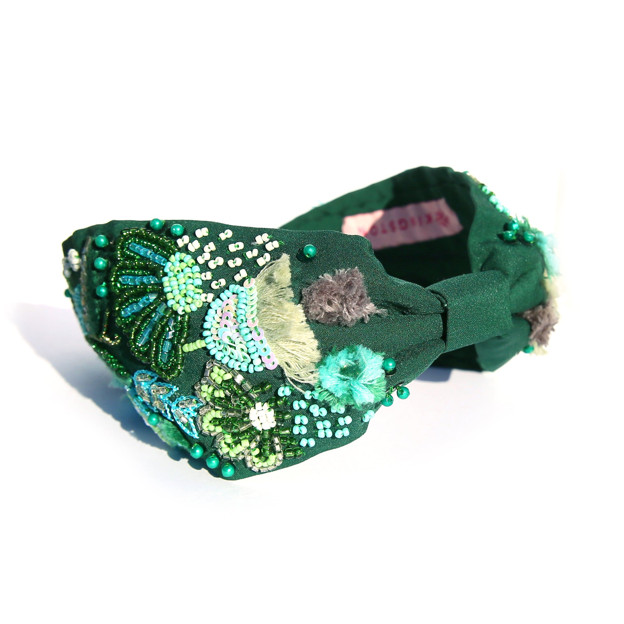 Blossom headband (Emerald)-Fashion-Little Fish Co.