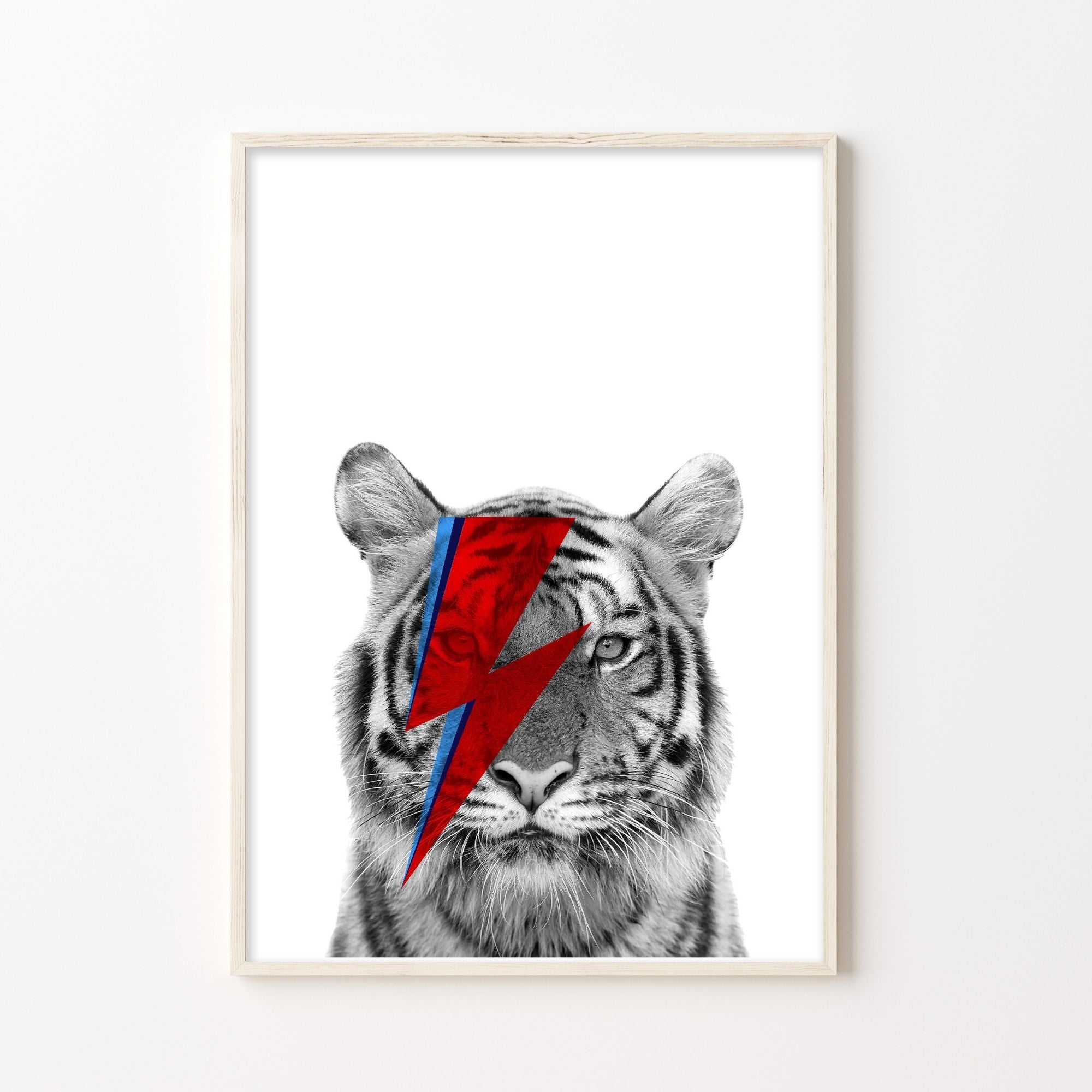 Tiger Bowie Print-Art-Little Fish Co.
