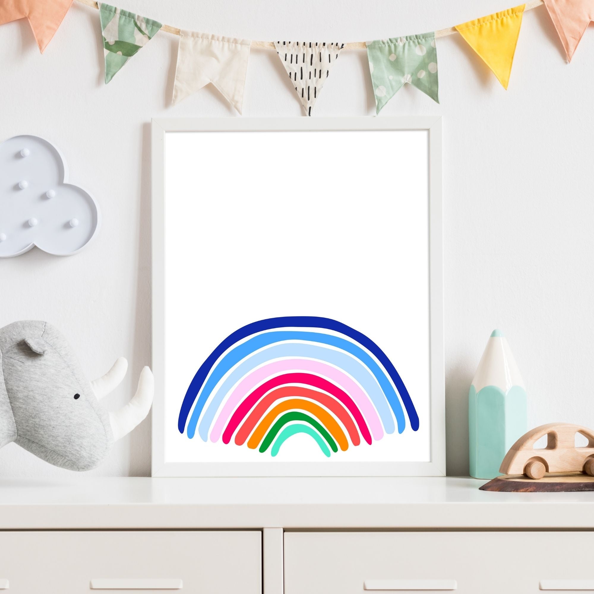 Rainbow Print-Art-Little Fish Co.