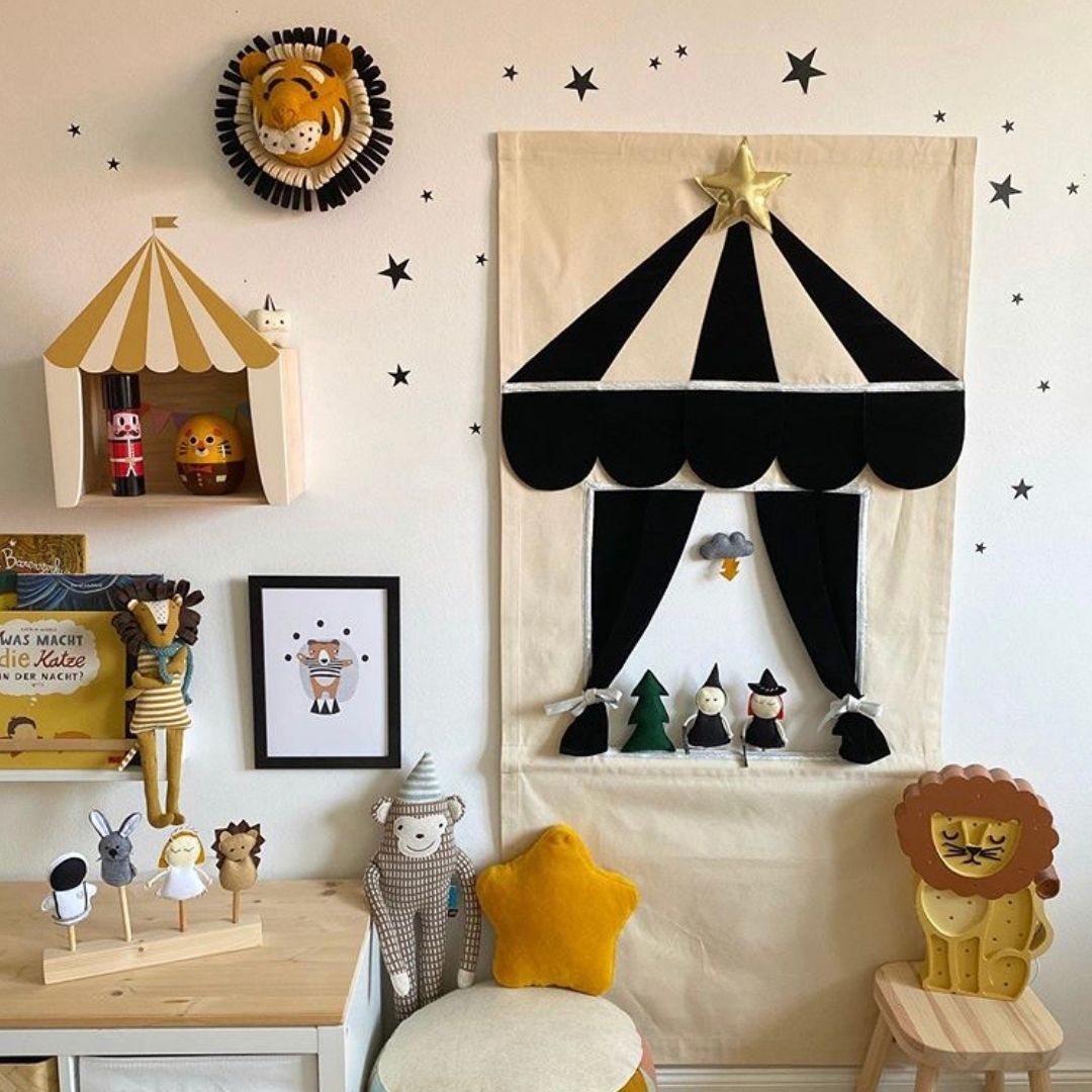 Lion light in African Yellow-Decor-Little Fish Co.