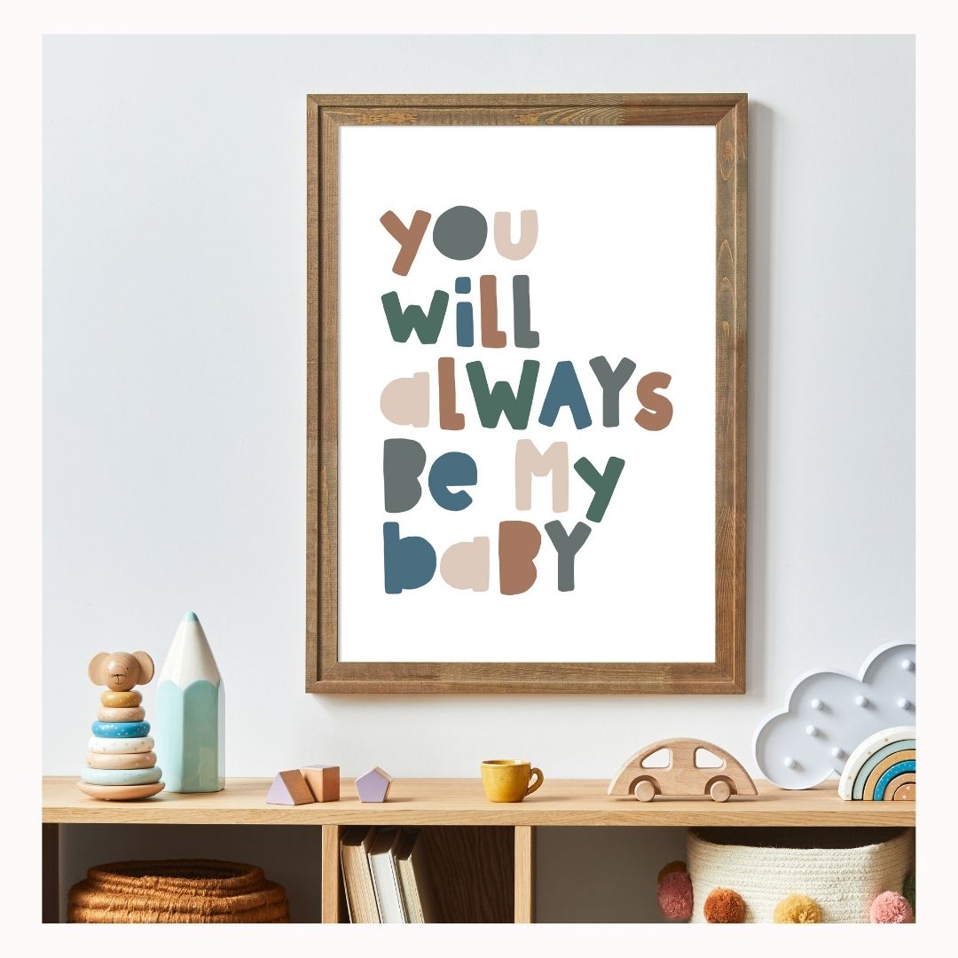 My Baby Print in Neutral-Art-Little Fish Co.