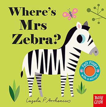 Where's Mrs Zebra- Felt Flap book-Little Fish Co.