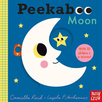 Peekaboo - Moon Push + Pull book-Little Fish Co.