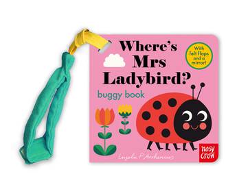 Where's Mrs Ladybird - Felt Flap buggy book-Little Fish Co.