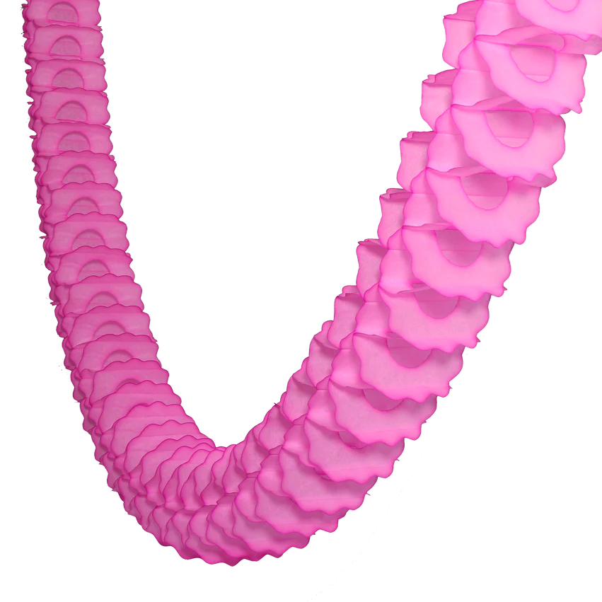 Classic Garland in traditional Bright Pink ( 3.6m)-Fun-Little Fish Co.