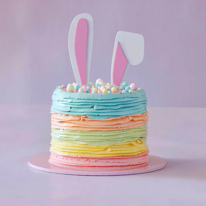 Bunny ear cake toppers - colours available-Little Fish Co.