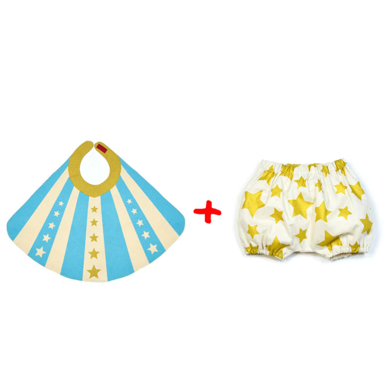 Blue Baby Hero Cape and Bloomer set-TOYS + FUN-Little Fish Co.