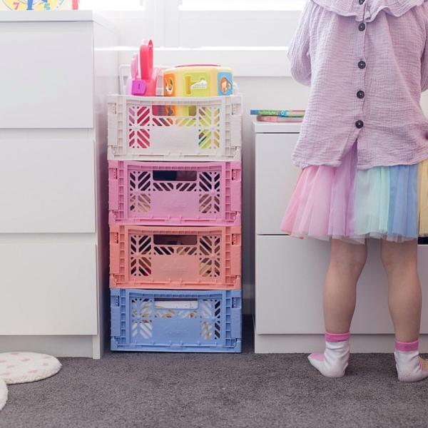 Ay -kasa Storage Crate Mini Baby Blue-Little Fish Co.