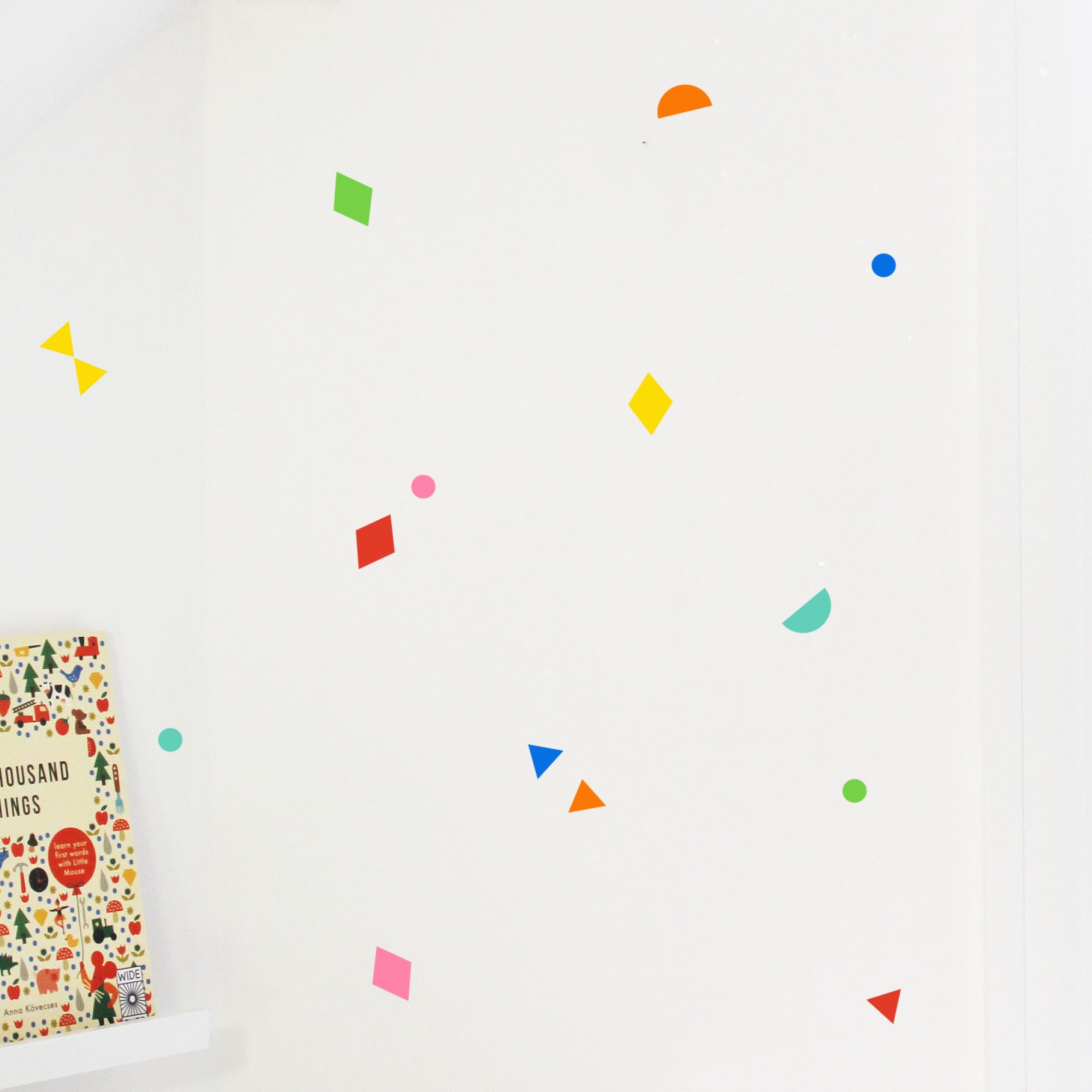 Confetti shapes Wall stickers (set of 70) Multi-Fun-Little Fish Co.