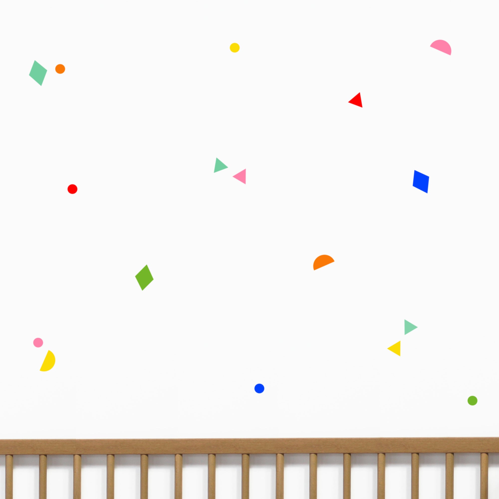 Confetti shapes Wall stickers (set of 70) Multi-Fun-Little Fish Co.