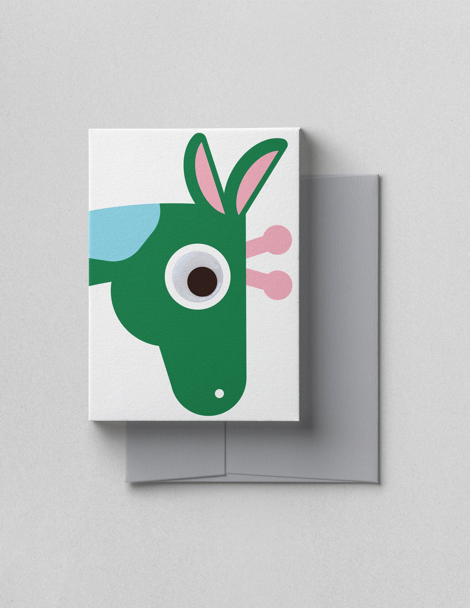 Giraffe Face Card-Stationary-Little Fish Co.