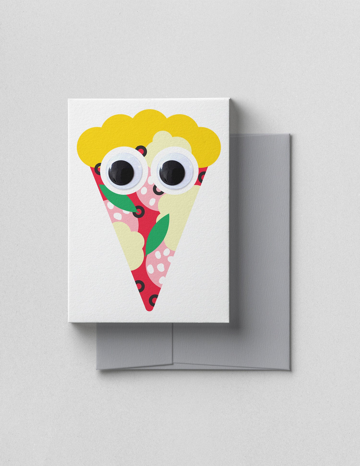 Pizza Face Card-Stationary-Little Fish Co.