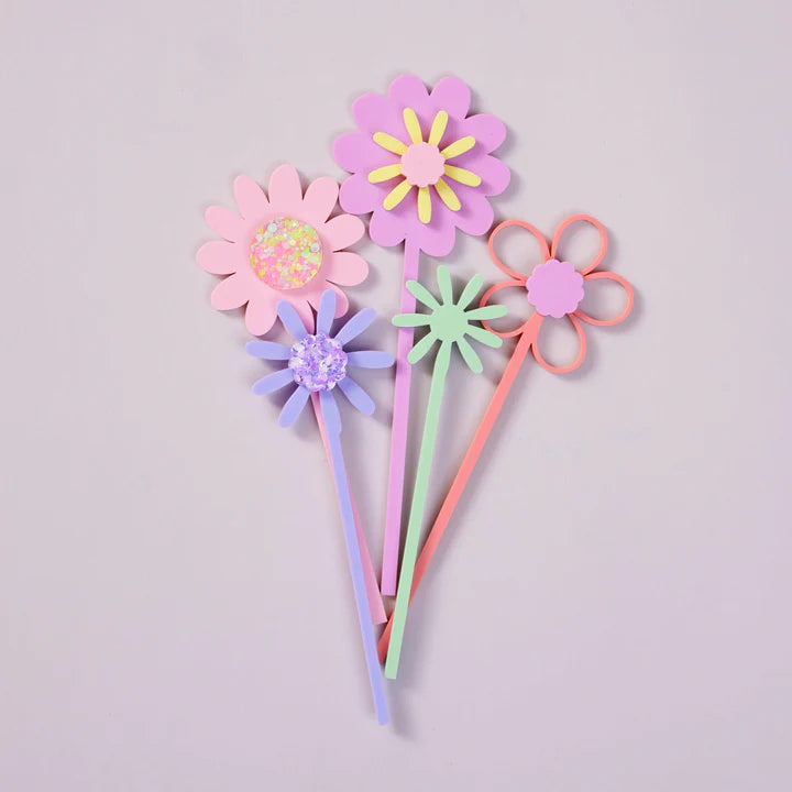 Pastel Flower topper set-Little Fish Co.