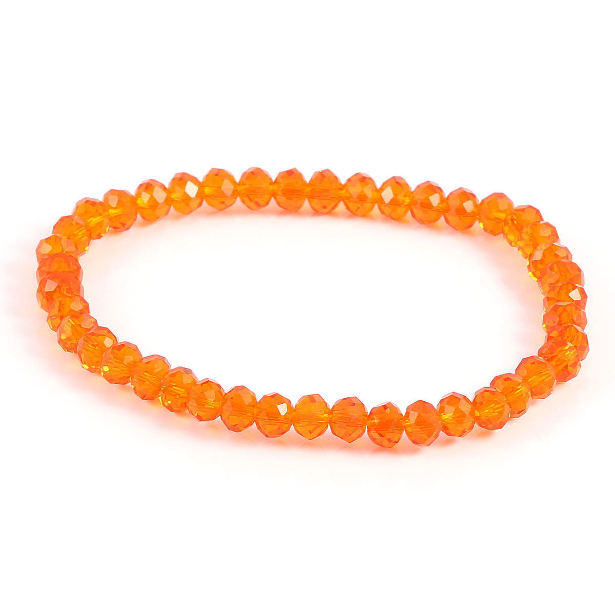 Ruby crystal beaded bracelet in Fanta-Apparel & Accessories-Little Fish Co.