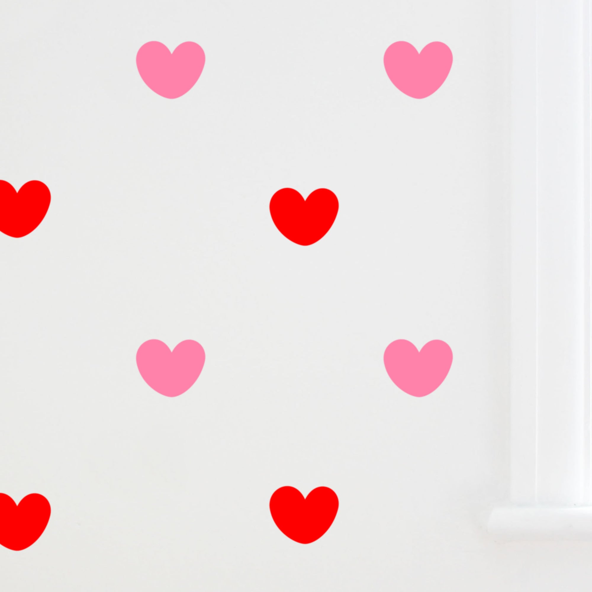 Hearts Wall stickers ( set of 24) Pink-Fun-Little Fish Co.