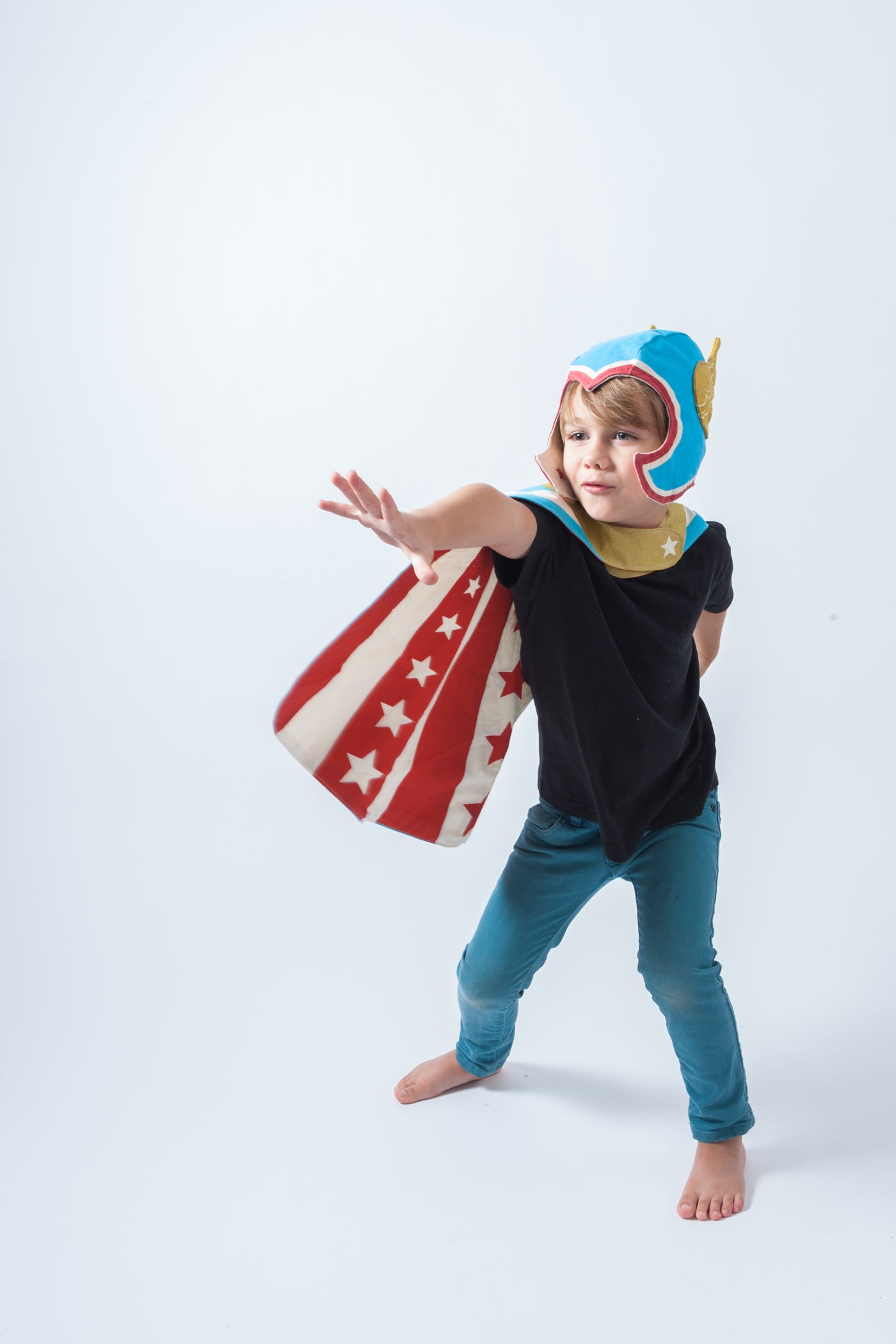 Blue Flying Super Hero Hat-TOYS + FUN-Little Fish Co.