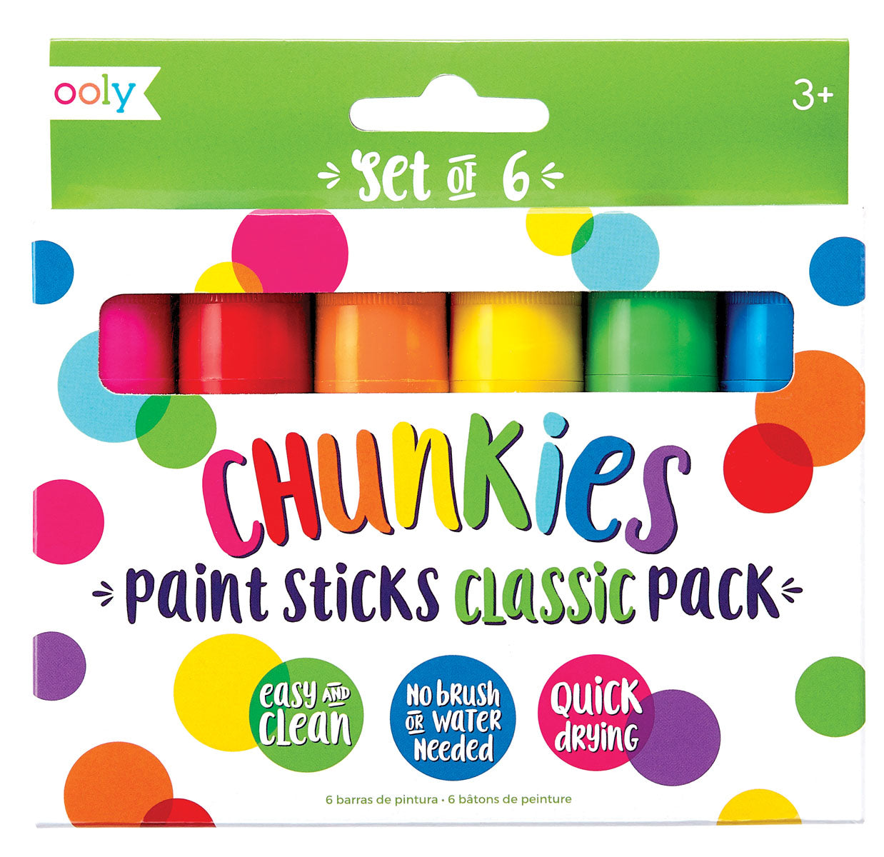 OOLY Chunkie paint stick Classic (6)-Little Fish Co.