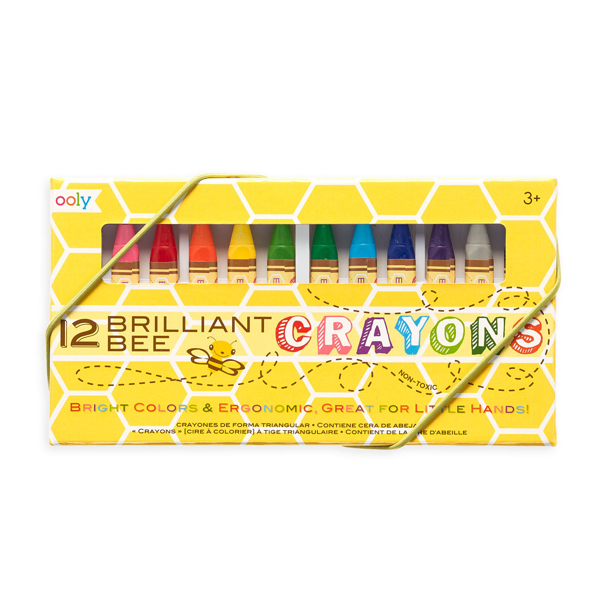 OOLY - Brilliant Bee Crayons 12-Little Fish Co.